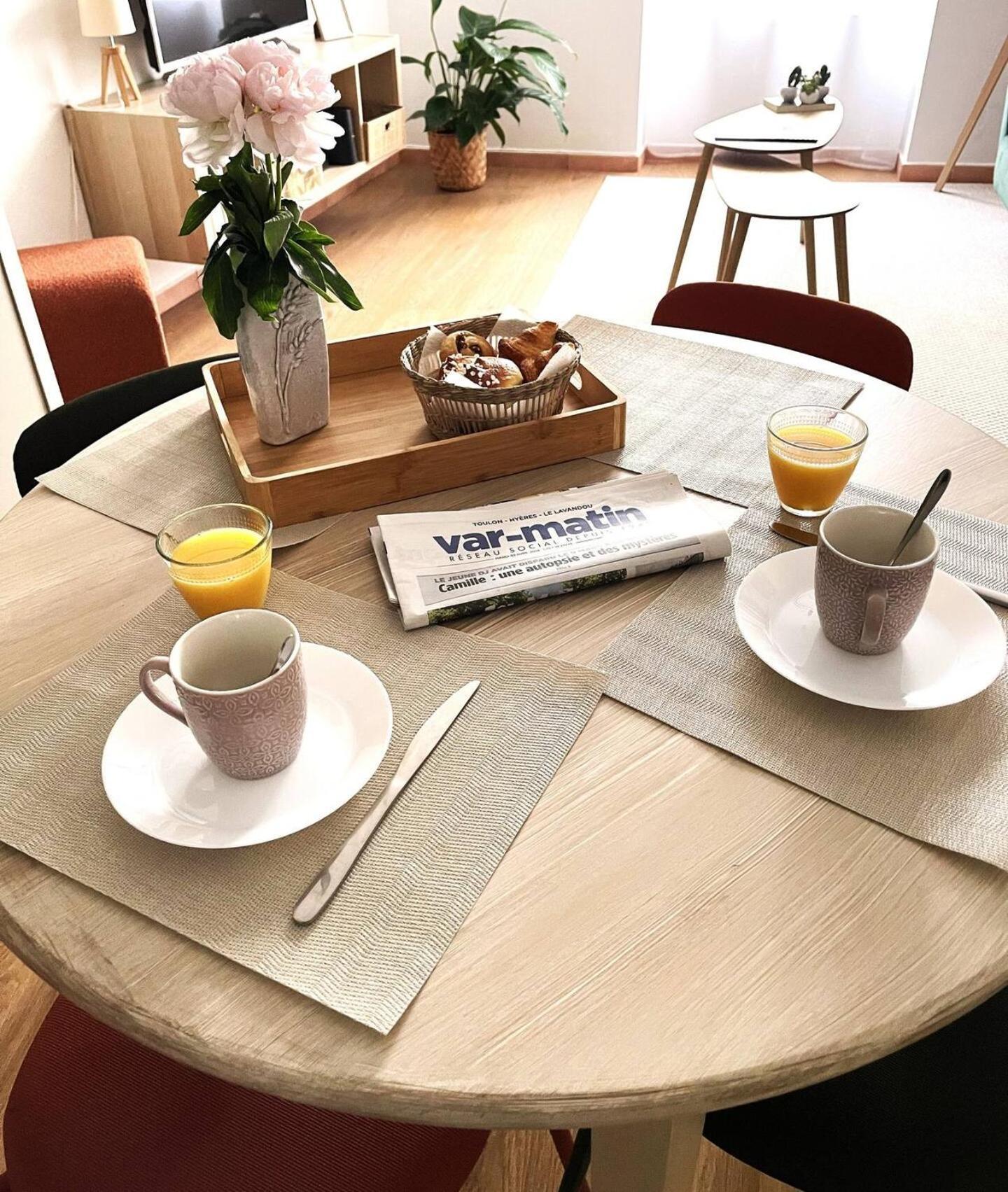 Le Palmae, Serenite Et Charme En Coeur De Ville 耶尔 外观 照片